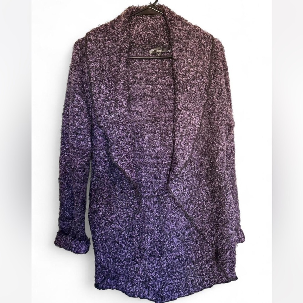 Sioni Wool Blend Open Front Cardigan- Vintage Y2K women’s medium